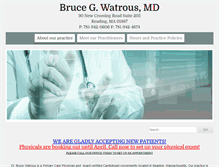 Tablet Screenshot of brucewatrous.com